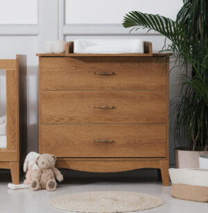 Lille Dresser with 3 drawers - oak caramel
