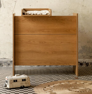 Osaka Changing Table - oak caramel