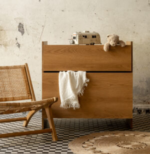 Osaka Dresser with 3 drawers - oak caramel